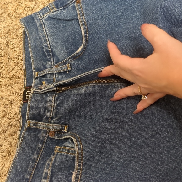 BDG medium dark blue 90's Bootcut high rise jeans - Picture 4 of 12